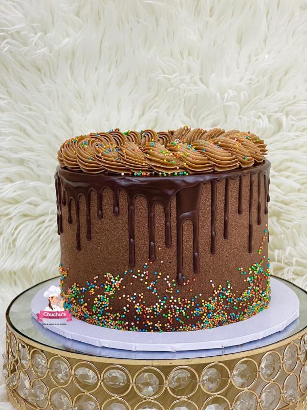 3 Layers 8" Choco Drip Cake