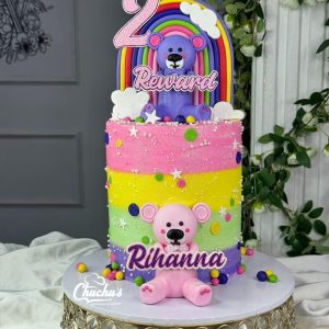 4-Layers Size 7 Moulded Character Cake